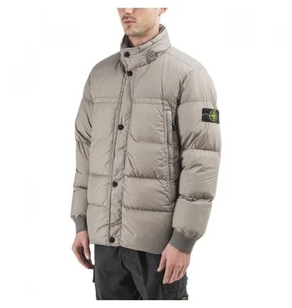 Stone Island Garment Dyed Crinkle Reps Down Jacket (Khaki)