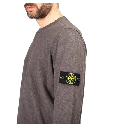 Stone Island Light Crewneck Knit Jumper (Dunkelgrau)