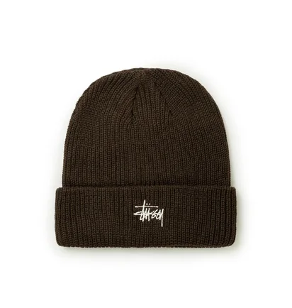 Stüssy Basic Cuff Beanie (Braun)