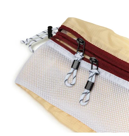 Taikan Sacoche Small Bag (Creme / Weiß / Rot)