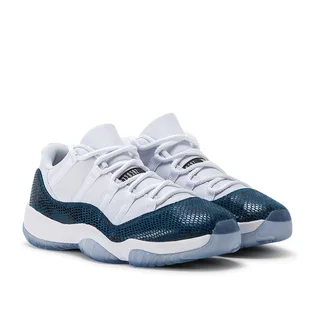 Air Jordan 11 Retro Low LE 'Blue Snakeskin' (Weiß / Blau)