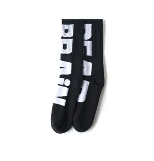 Brain Dead Vertical Type Socks (Schwarz)