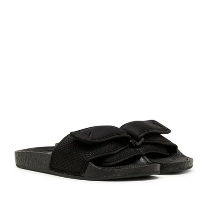 adidas x Pharell Williams Chanceletas HU Boost Slide (Schwarz)