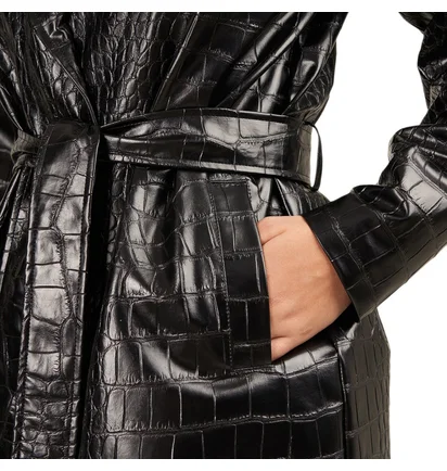 Han Kjobenhavn Wrap Belt Jacket (Schwarz)