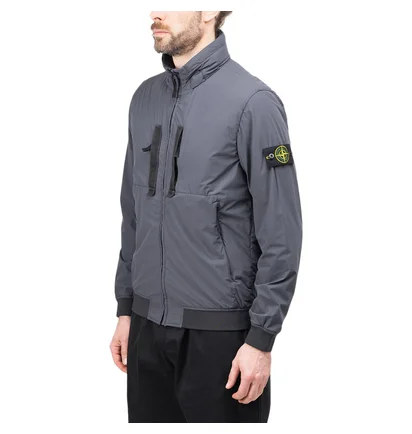 Stone Island Skin Touch Nylon-TC Jacket (Dunkelgrau)