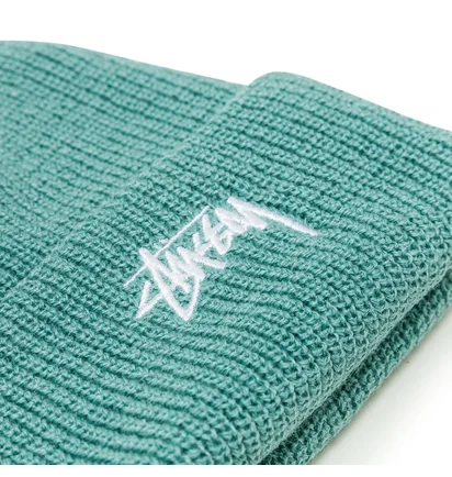 Stüssy Stock Cuff Beanie (Türkis)