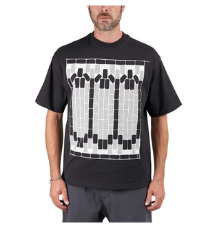 The Trilogy Tapes TTT Tetris Teeth T-Shirt (Schwarz / Glow in the Dark)