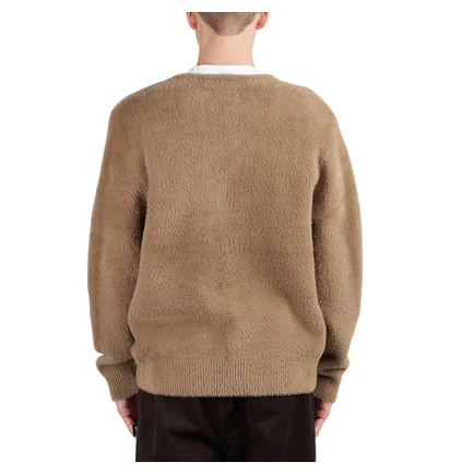 Stüssy Shaggy Cardigan (Taupe)