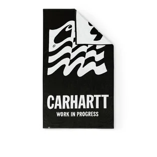 Carhartt WIP Wavy State Towel (Schwarz / Weiß)