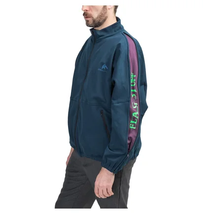 Flagstuff Track Jeasey Jacket (Petrol / Lila)