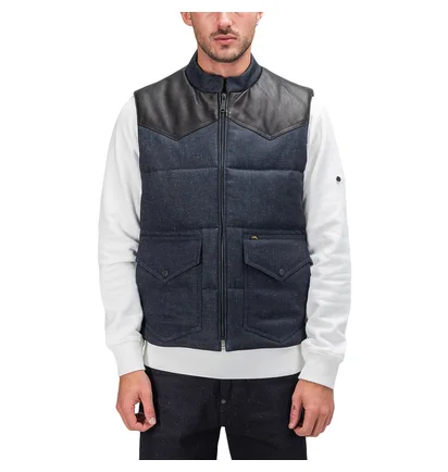Lee 101 Gilet Vest (Denim / Schwarz)