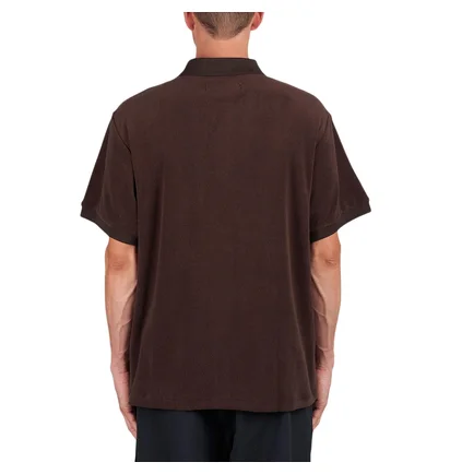 Metalwood Medieval Terry Polo (Braun / Rot)
