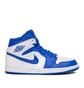 Nike Air Jordan 1 MID (Blau / Weiß)