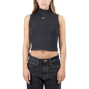 Nike Sportswear WMNS Essentials Mock Top (Schwarz / Weiß)