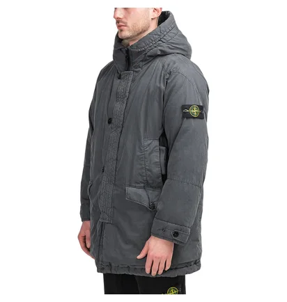 Stone Island Fili Resinata Down Jacket (Anthrazit)