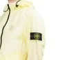 Stone Island Lamy Velour Zip Hooded Shell Jacket (Gelb)