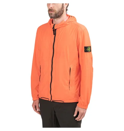 Stone Island Skin Touch Nylon-TC Packable Jacket (Orange)