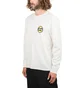 Stüssy Classic Dot Pig. Dyed Longsleeve (Weiß)