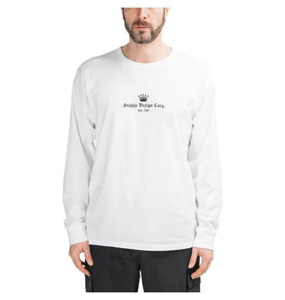 Stüssy Est. 1980 Longsleeve (Weiß)