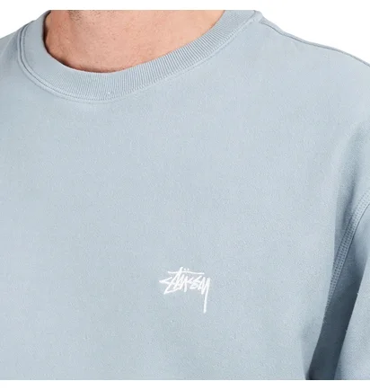 Stüssy Stock Logo Crew (Grau)