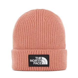 The North Face TNF Logo Box Cuffed Beanie (Rosa)