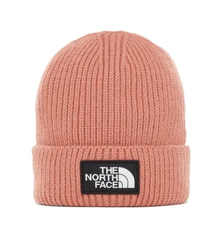 The North Face TNF Logo Box Cuffed Beanie (Rosa)