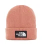 The North Face TNF Logo Box Cuffed Beanie (Rosa)
