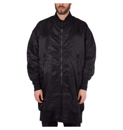 Y-3 Long Bomber Jacke (Schwarz)