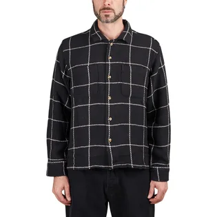 Obey Santo Woven Shirt (Schwarz / Weiß)