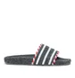 adidas Adilette (Grau / Weiß / Rot)