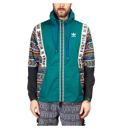 adidas x Pharrell Williams Solar Hu Shell Jacket (Grün)