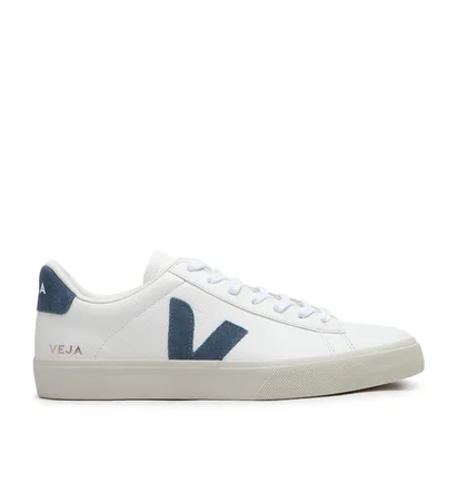Veja Campo Chromefree Leather (Weiß / Blau)