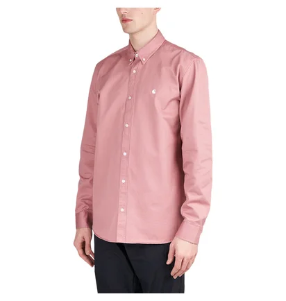 Carhartt WIP Longsleeve Madison Shirt (Rosa)