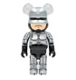 Medicom 1000% Robocop Be@rbrick Toy (Silber / Schwarz)