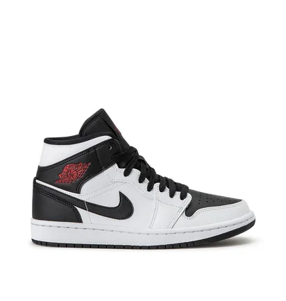 Air Jordan WMNS 1 Mid (Weiß / Schwarz)