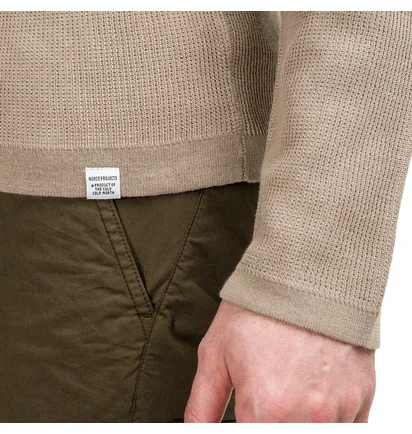 Norse Projects Raffo Air Knit Pullover (Khaki)