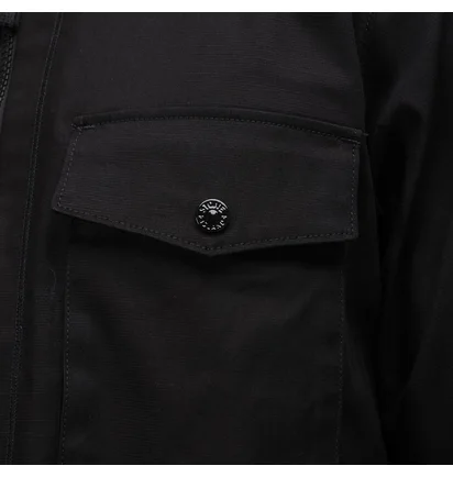 Stone Island Canvas Overshirt (Schwarz)