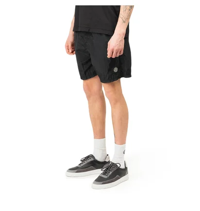Stone Island Nylon Metal Swim Shorts (Schwarz)