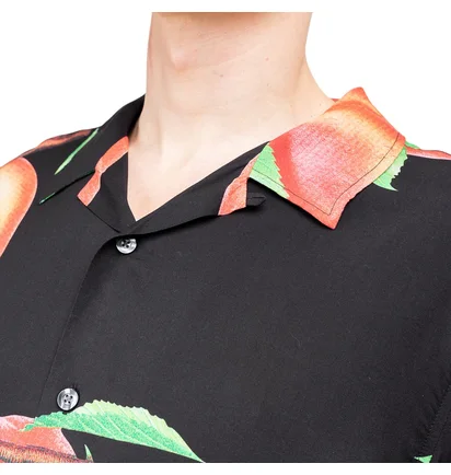 Stüssy Peach Pattern Shirt (Schwarz)