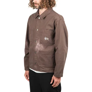 Stüssy Spotted Bleach Chore Jacket (Braun)