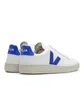Veja V-12 Leather (Weiß / Blau)