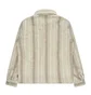 stüssy stripe sherpa shirt (natural)