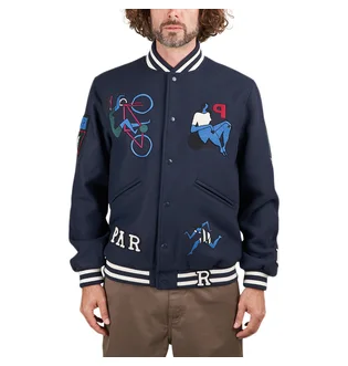 by Parra Run Sit & Bike Varsity Jacket (Navy)