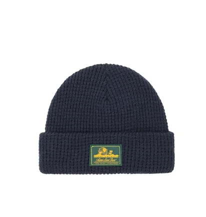 Aimé Leon Dore Waffle Knit Beanie (Navy)