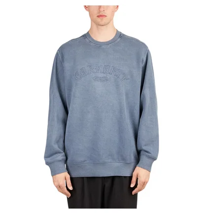 Carhartt WIP Verse Script Sweat (Blau)