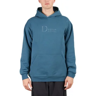 Dime Classic Embroidered Hoodie (Blau)