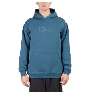Dime Classic Embroidered Hoodie (Blau)