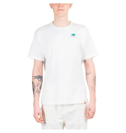 New Balance Essentials Embroidered T-Shirt (Weiß)