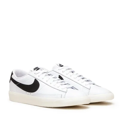 Nike Blazer Low Leather (Weiß / Schwarz)