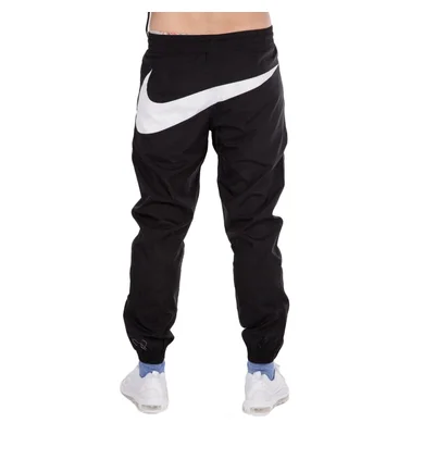 Nike NSW Swoosh Woven Pants (Schwarz / Weiß)